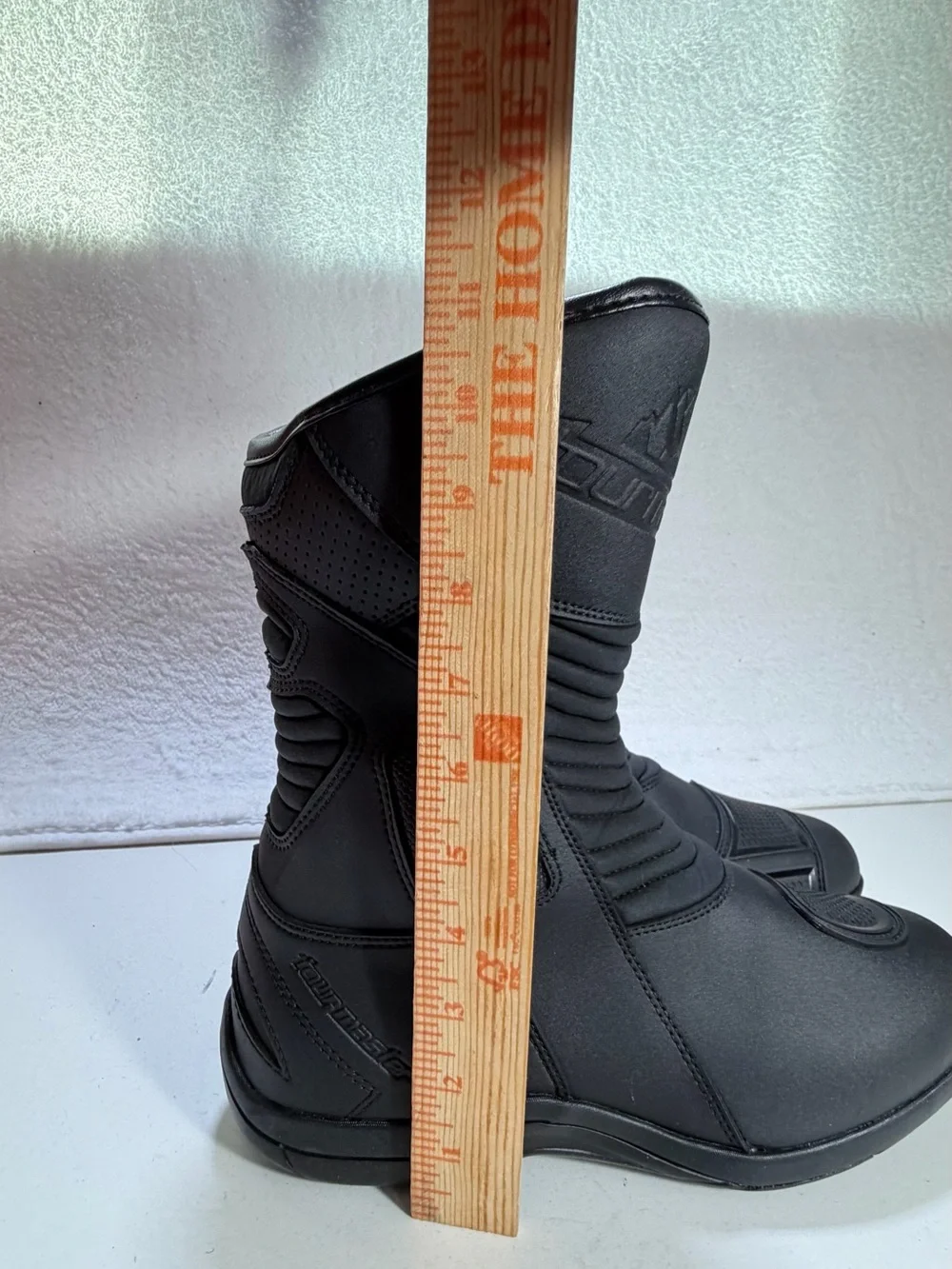 Tourmaster Solution WP Motorcycle Touring Boots Black Men’s 10 EU 44 Riding Boot